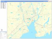 New Haven Wall Map Basic Style 2023